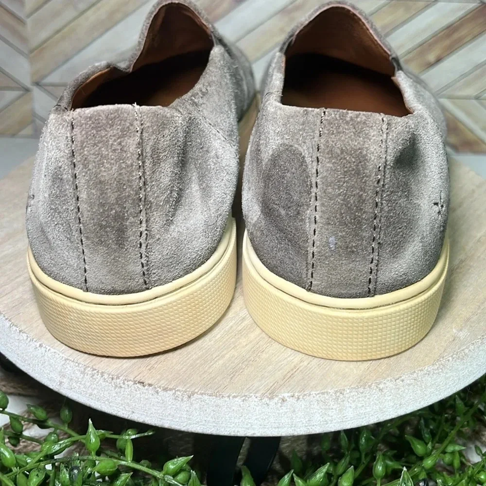 Frye Gemma Cap Suede Loafer 8 Fall Casual Leather Brown Tan Minimalist‎